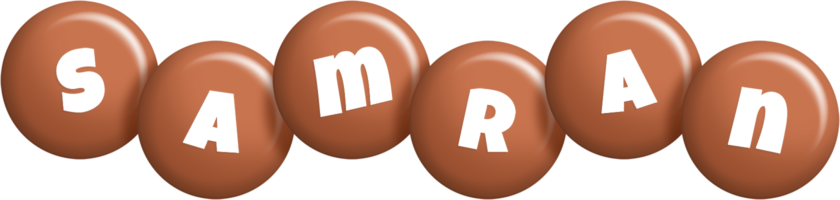 Samran candy-brown logo