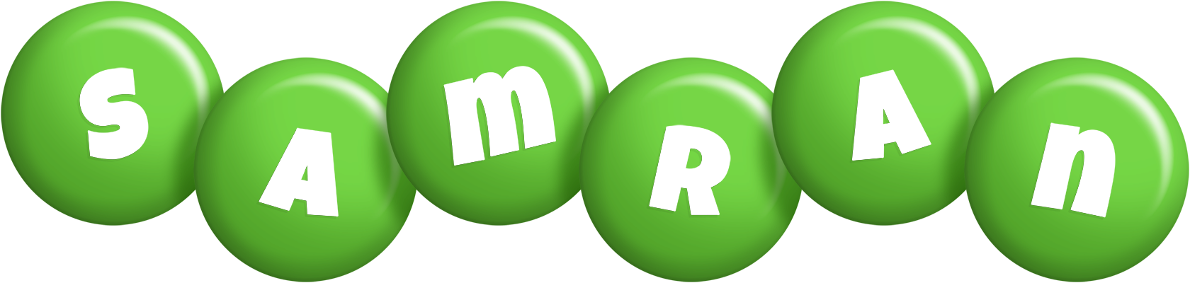Samran candy-green logo
