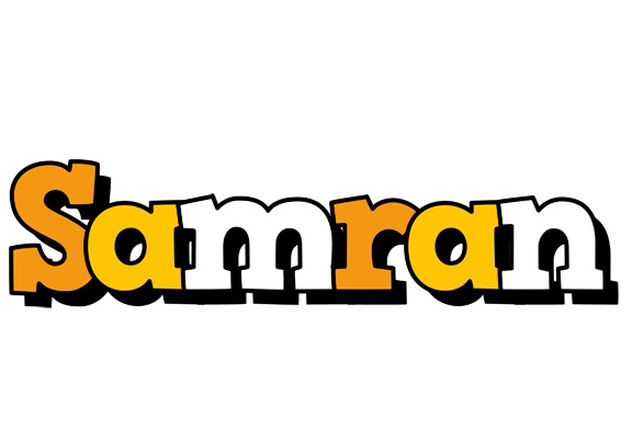 Samran cartoon logo