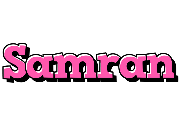 Samran girlish logo