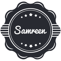 Samreen badge logo
