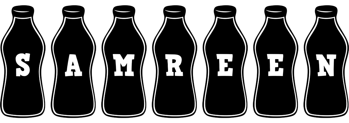 Samreen bottle logo