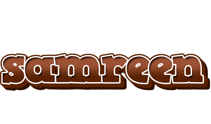 Samreen brownie logo