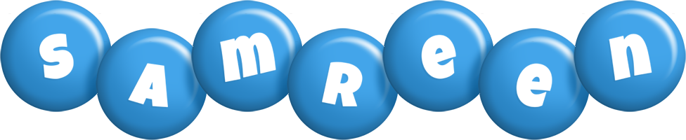 Samreen candy-blue logo