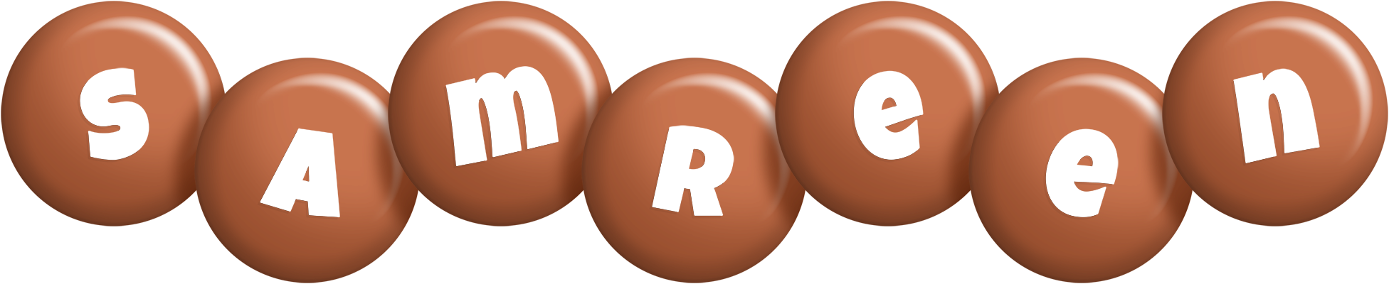 Samreen candy-brown logo