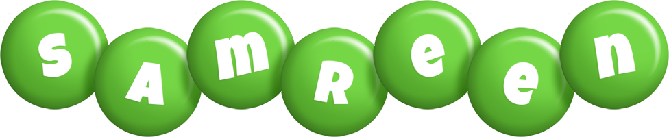 Samreen candy-green logo