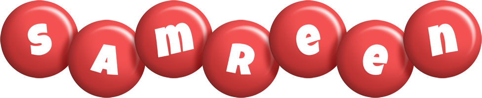 Samreen candy-red logo