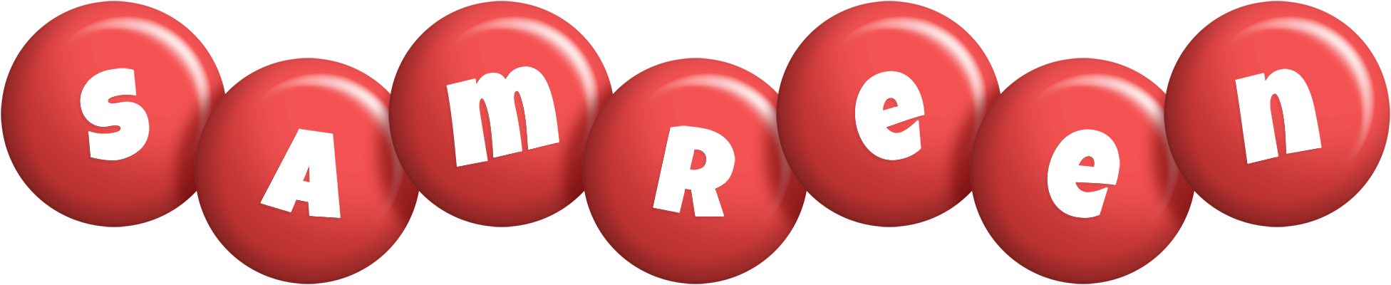 Samreen candy-red logo