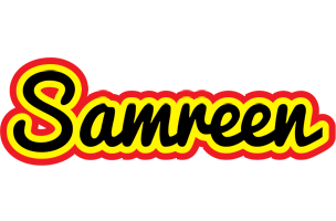 Samreen flaming logo