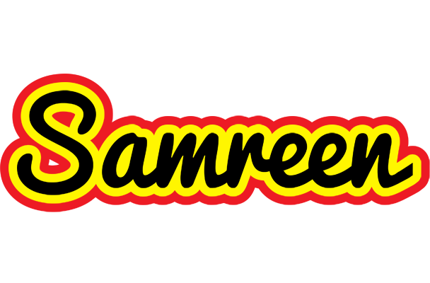 Samreen flaming logo