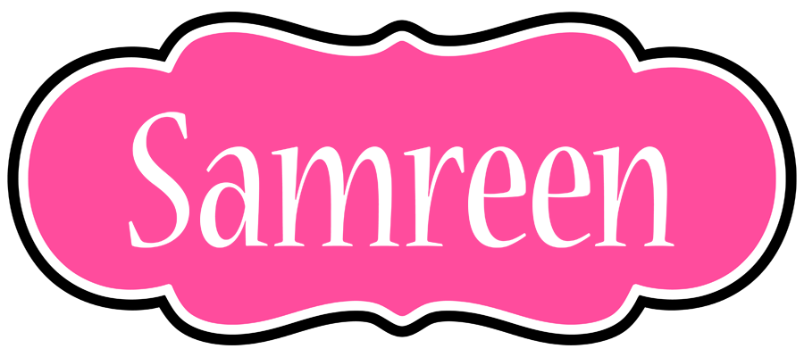 Samreen invitation logo