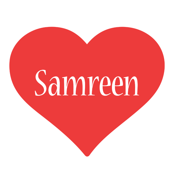 Samreen love logo