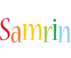 Samrin birthday logo