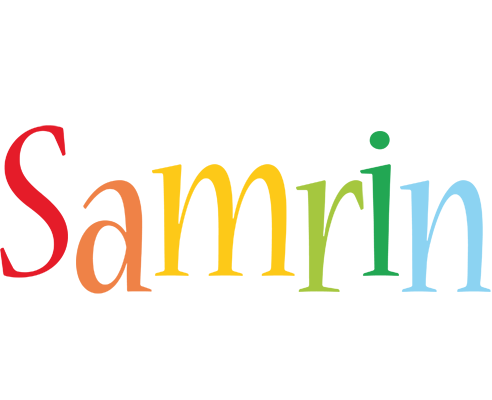 Samrin birthday logo