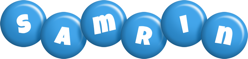 Samrin candy-blue logo