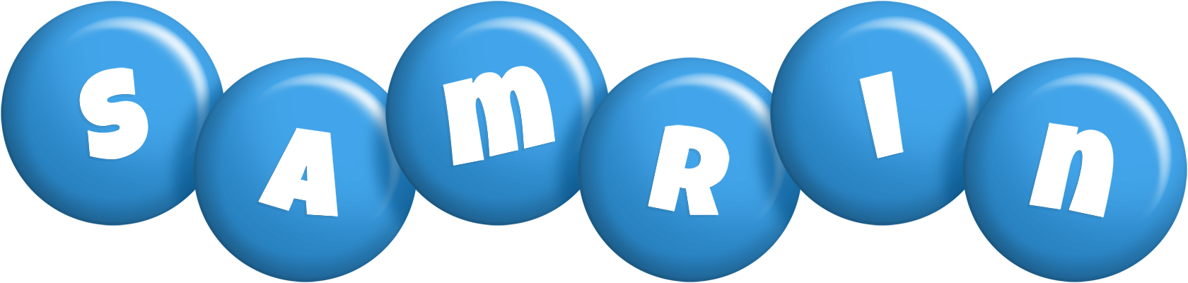 Samrin candy-blue logo