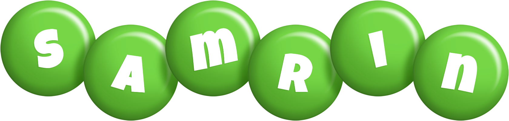 Samrin candy-green logo