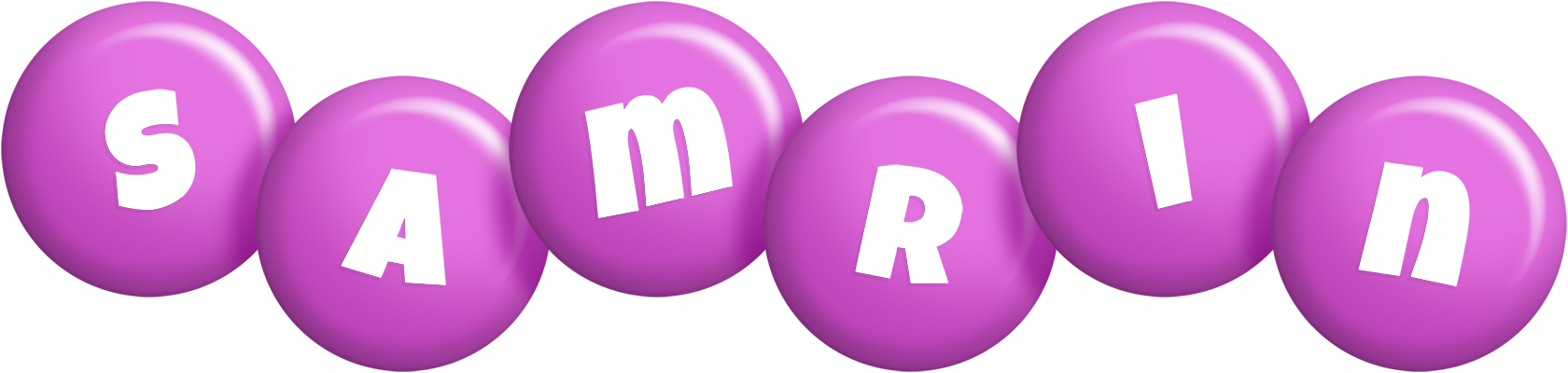 Samrin candy-purple logo