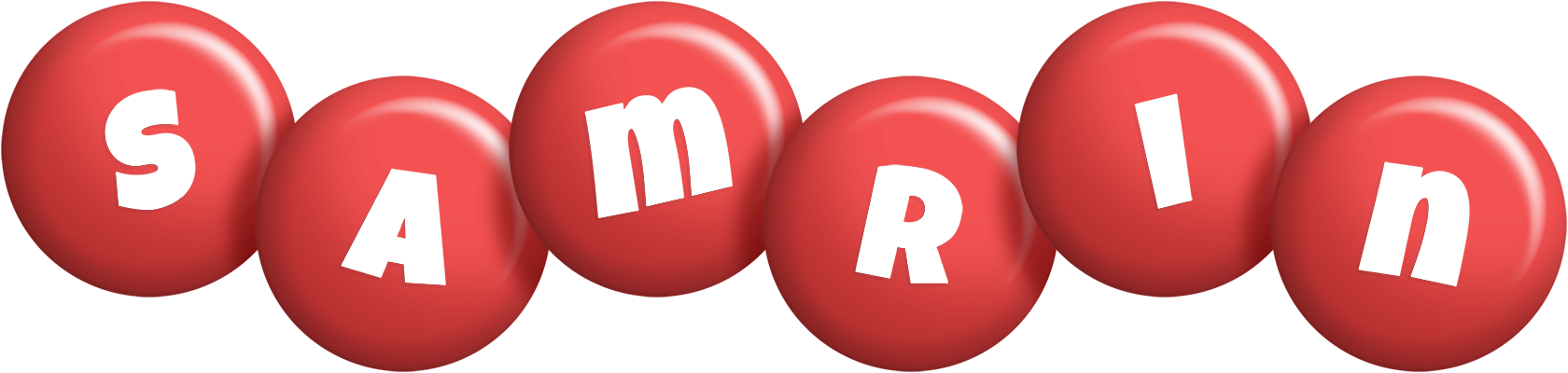 Samrin candy-red logo