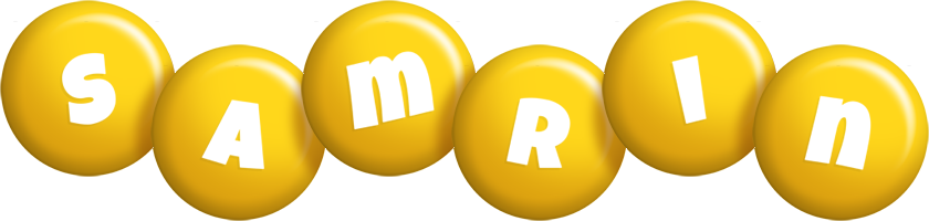 Samrin candy-yellow logo