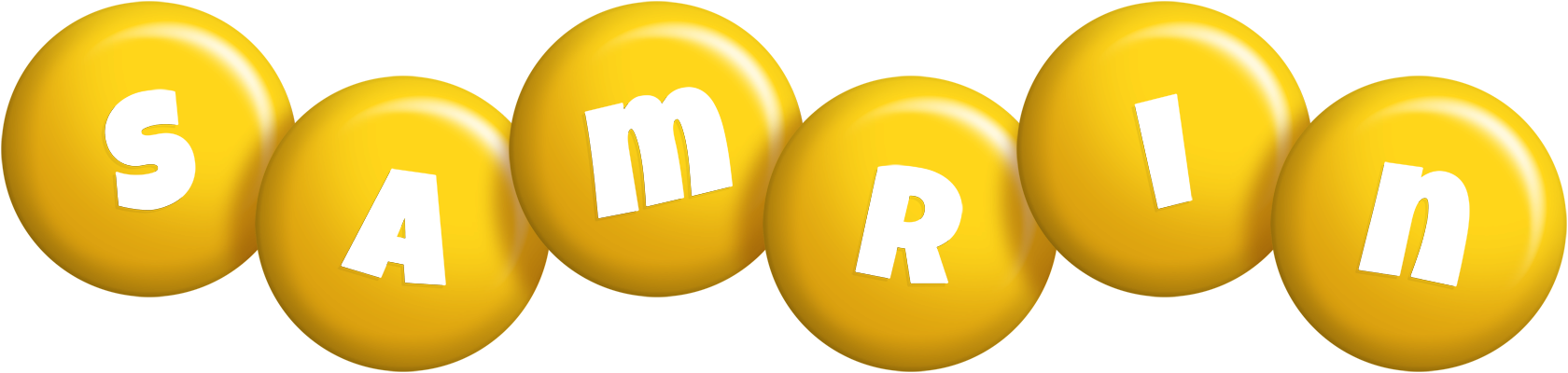 Samrin candy-yellow logo