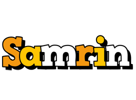 Samrin cartoon logo