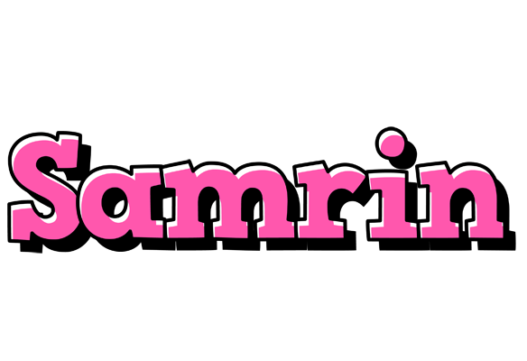 Samrin girlish logo