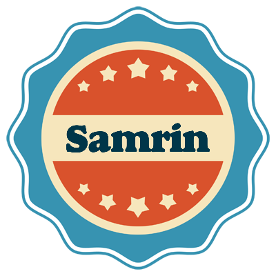 Samrin labels logo