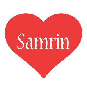 Samrin love logo