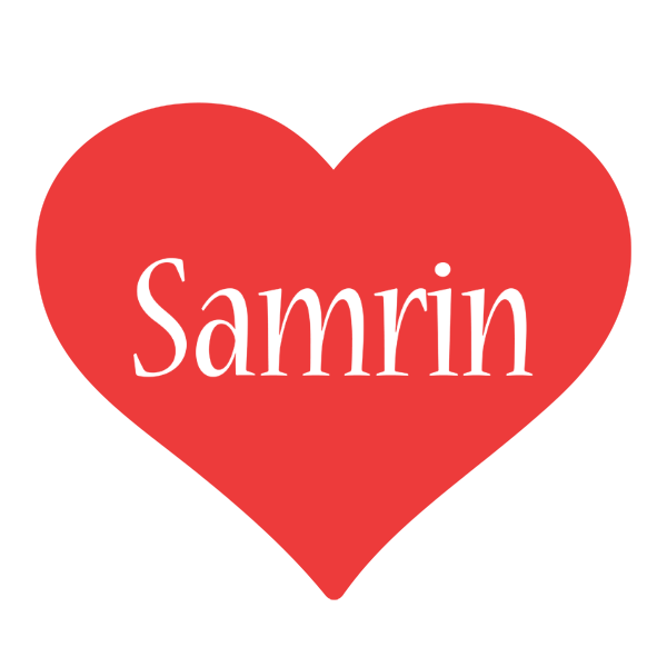 Samrin love logo