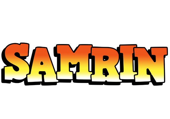 Samrin sunset logo