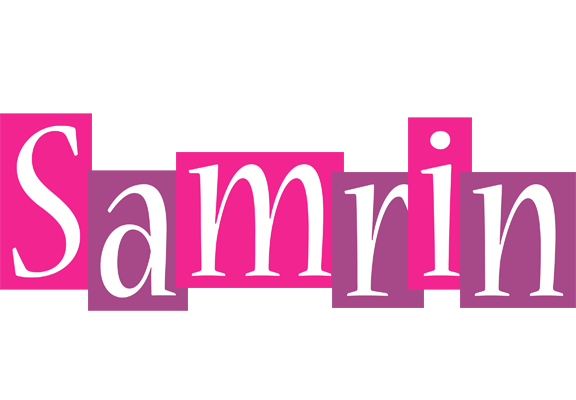 Samrin whine logo