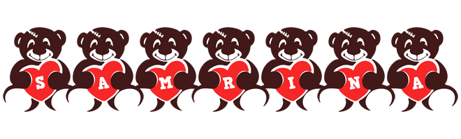 Samrina bear logo