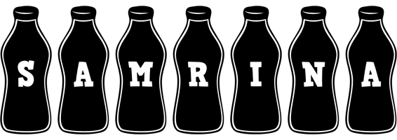 Samrina bottle logo