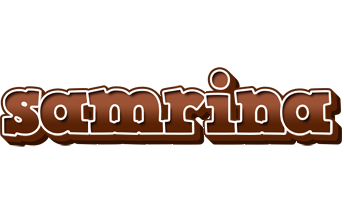 Samrina brownie logo