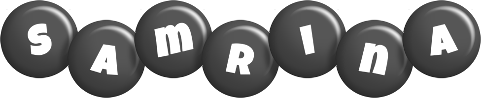 Samrina candy-black logo