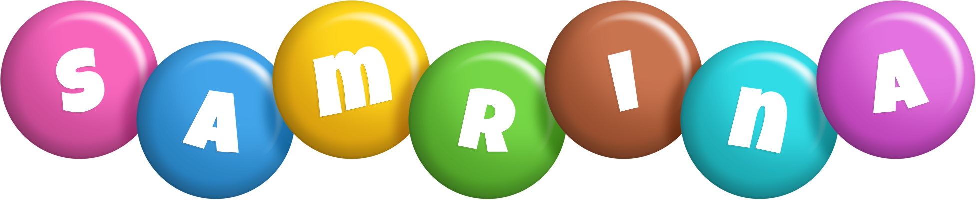 Samrina candy logo