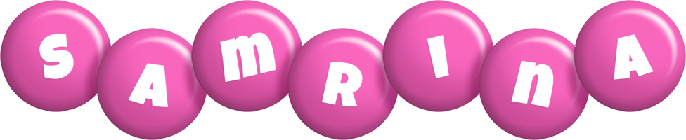 Samrina candy-pink logo