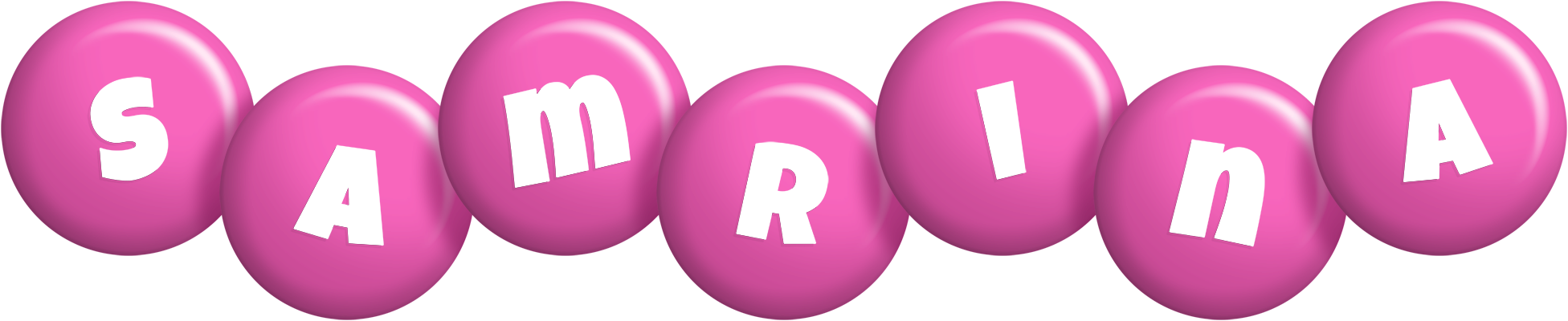 Samrina candy-pink logo