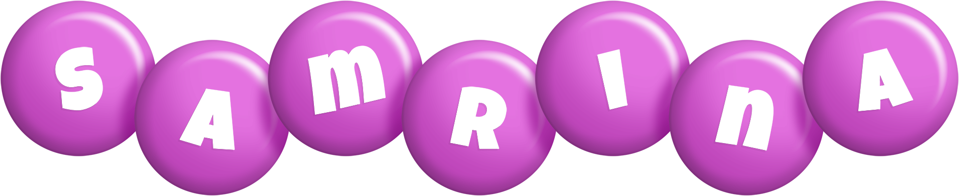 Samrina candy-purple logo