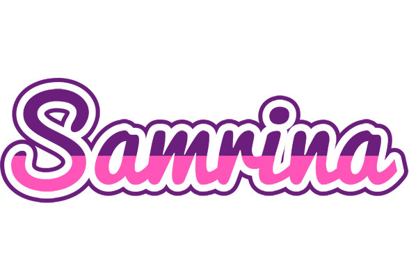 Samrina cheerful logo
