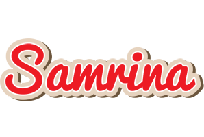 Samrina chocolate logo
