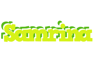 Samrina citrus logo