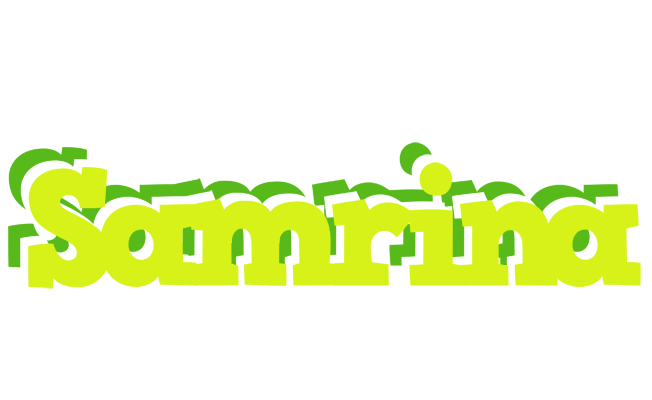 Samrina citrus logo