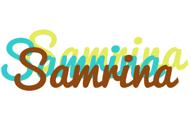 Samrina cupcake logo