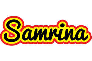 Samrina flaming logo