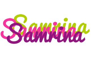 Samrina flowers logo