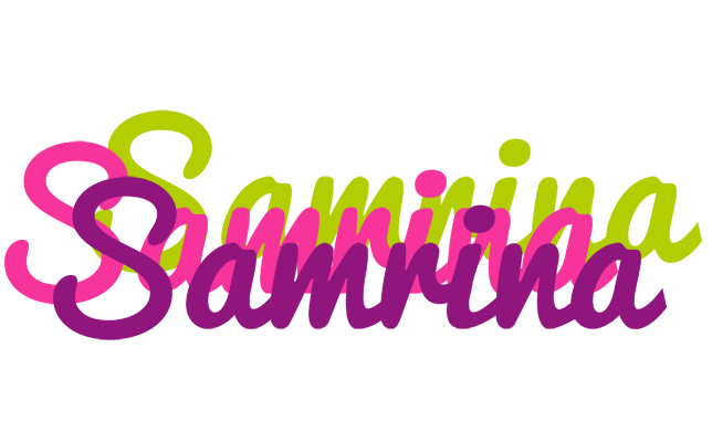 Samrina flowers logo