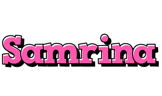 Samrina girlish logo
