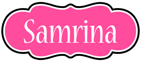 Samrina invitation logo